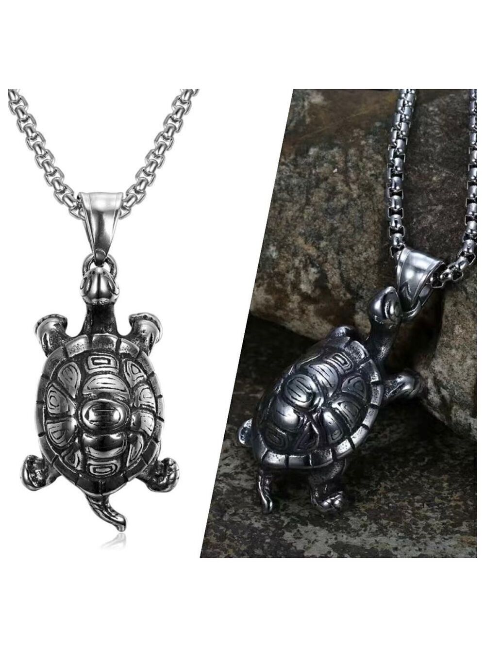 Turtle Terrapin Maryland Terps Pendant and Necklace #1116 - Picture 1 of 9